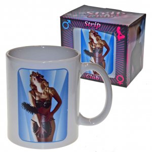 Striptease-Tasse - Frau